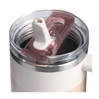 STANLEY Quencher ProTour Flip Straw termosas 1,18 l šviesiai rožinis su šiaudeliu