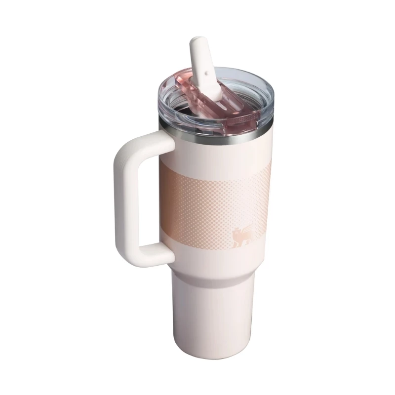 STANLEY Quencher ProTour Flip Straw termosas 1,18 l šviesiai rožinis su šiaudeliu