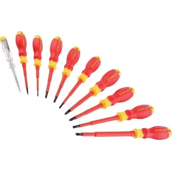 STANLEY STHT60032-0 6 dalių plokščiųjų ir Phillips atsuktuvų rinkinys su ergonomiškomis dviejų medžiagų rankenomis