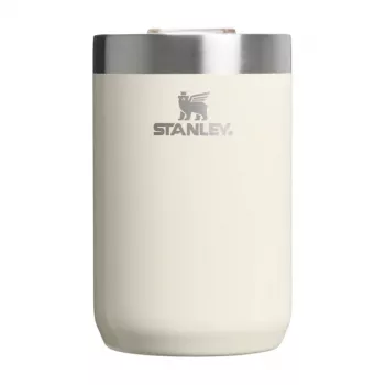 STANLEY The Everyday stovyklavietės puodelis 0,35 l blizgus kreminis emaliuotas plienas