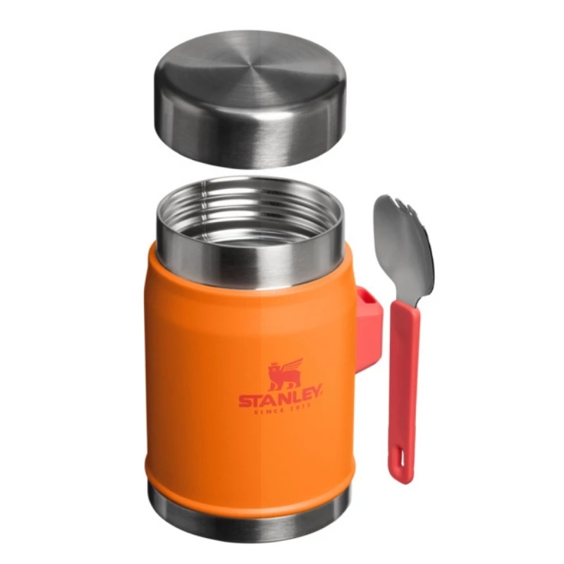 STANLEY The Legendary Food Jar + Spork 0,4L Oranžinė