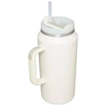 STANLEY The Quencher H2.0 FlowState termosas 1,90 l kreminės spalvos su šiaudeliu
