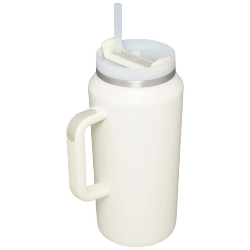 STANLEY The Quencher H2.0 FlowState termosas 1,90 l kreminės spalvos su šiaudeliu