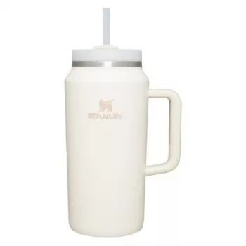 STANLEY The Quencher H2.0 FlowState termosas 1,90 l kreminės spalvos su šiaudeliu