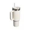 STANLEY The Quencher H2.0 Fluted Tumbler 1,18L blizgus kreminis su šiaudeliu