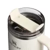 STANLEY The Quencher H2.0 Fluted Tumbler 1,18L blizgus kreminis su šiaudeliu