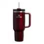 STANLEY The Quencher H2.0 Fluted Tumbler 1,18L blizgus bordinio spalvos termosas su šiaudeliu