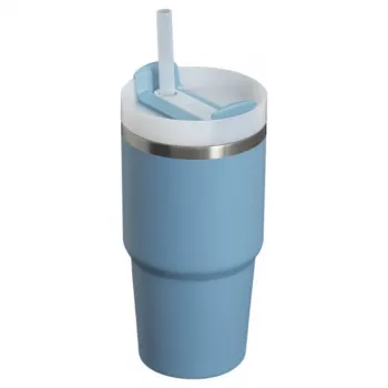 STANLEY The Quencher H2.O FlowState termosas 0,59 l mėlyna-violetinė su šiaudeliu