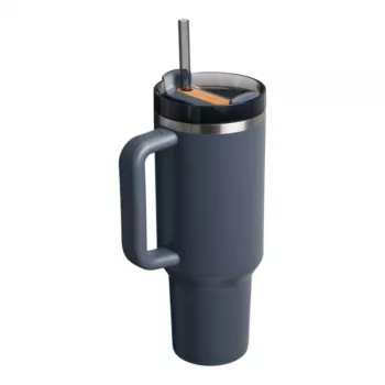 STANLEY The Quencher H2.O FlowState Tumbler 1,18L pilkas termosas su šiaudeliu