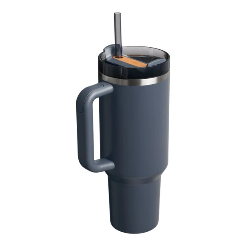 STANLEY The Quencher H2.O FlowState Tumbler 1,18L pilkas termosas su šiaudeliu