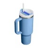 STANLEY The Quencher H2.O FlowState gėrimų indas 1,18L šviesiai mėlynas su šiaudeliu