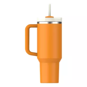 STANLEY The Quencher H2.O FlowState gertuvė 1,18 l oranžinė su šiaudeliu