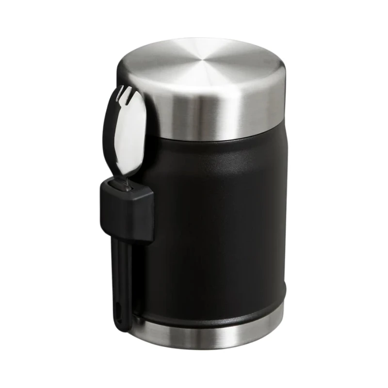 STANLEY Thermos Food The Legendary Food Jar + Spork 0,4L juodas 2.0
