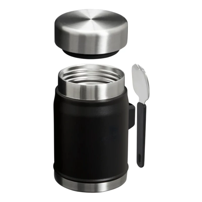 STANLEY Thermos Food The Legendary Food Jar + Spork 0,4L juodas 2.0