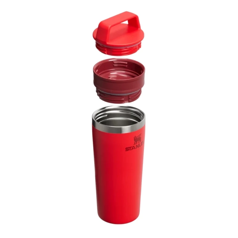 STANLEY termosas The Café-To-Go kelioninė puodelis 0,47L tamsiai raudona