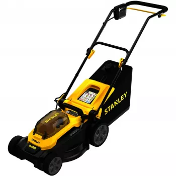 STANLEY V20 belaidė vejapjovė 36V (2x18V) juoda/geltona (be akumuliatoriaus)