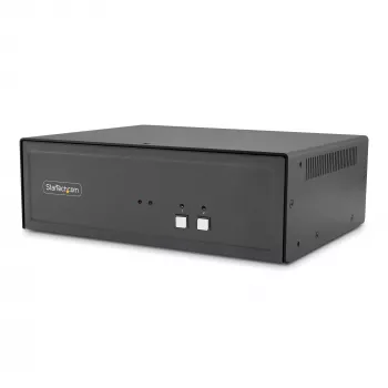 StarTech.com 2 prievadų DVI-I KVM komutatorius su garso ir USB šakotuvu (CK4-HP202C)