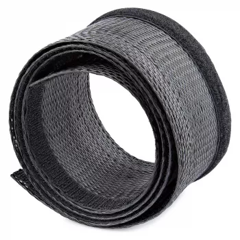 StarTech.com 3 m kabelių rankovė su Velcro, kabelių valdymo/įvado anga - juoda - 3 m