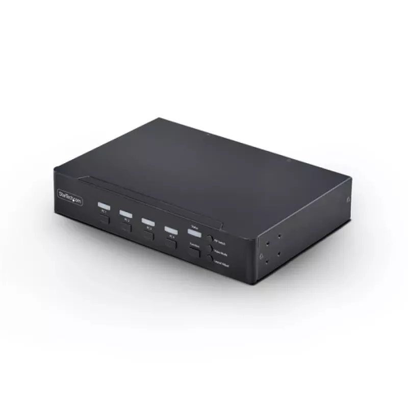 StarTech.com 4 prievadų DVI-I KVM jungiklis su garsu ir USB 2.0 šakotuvu
