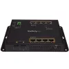 StarTech.com 8 prievadų PoE+ Gigabit Ethernet valdomas pramoninis jungiklis su 2 SFP prievadais - montuojamas ant sienos su priekiniu prieiga