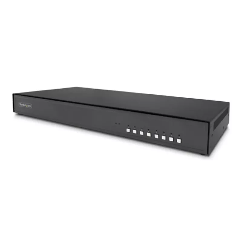 StarTech.com 8 prievadų Secure KVM jungiklis su 4K DisplayPort, TAA atitikimas, NIAP PP4.0, dvigubas monitorius