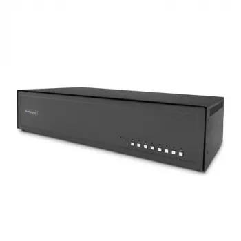 StarTech.com Secure 8 prievadų KVM jungiklis - 8 x KVM - montuojamas į stovą