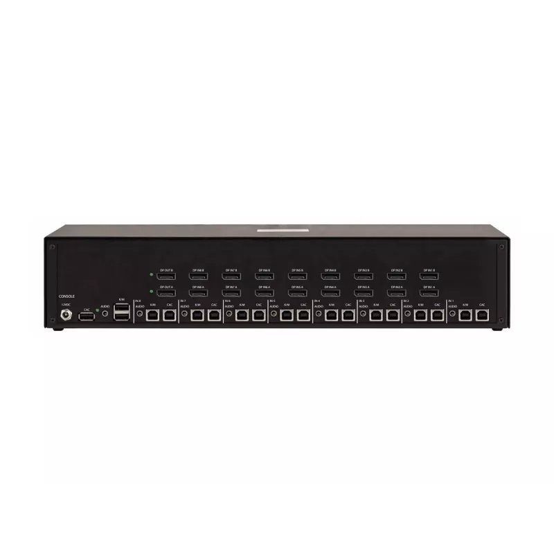 StarTech.com Secure 8 prievadų KVM jungiklis - 8 x KVM - montuojamas į stovą