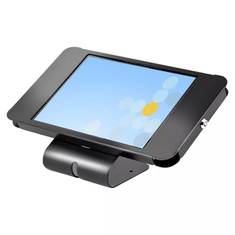 StarTech.com Secure Tablet Stand – Apsauginis universalus planšetinio kompiuterio laikiklis nuo vagystės, tinka planšetėms iki 10,5 colio, užrakinamas prie stalo K-slot, VESA tvirtinimas, tvirtinimas prie sienos – Apsauginis POS planšetės stovas (SECTBLTP