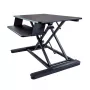 StarTech.com Sėdimo-stovimo stalo keitiklis su klaviatūros padėklu - 89 x 53 cm paviršius - ergonomiškas aukščio reguliavimo stovimo stalo pakėlėjas - tinka 2 monitoriams - surinktas - juodas - 30 inch (76,2 cm) - 56 cm - 12,7 kg - 2,3 kg - stačiakampis