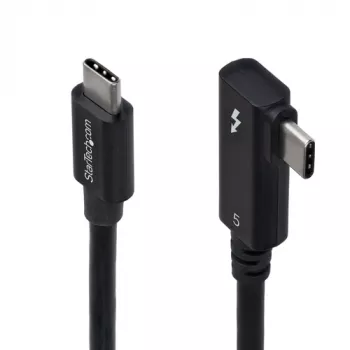 StarTech.com Thunderbolt 5 kabelis 0,8 m - USB-C vyriškas į USB-C vyrišką - 80 Gbps / 120 Gbps - 240 W - juoda
