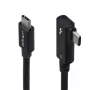 StarTech.com Thunderbolt 5 kabelis 0,8 m - USB-C vyriškas į USB-C vyrišką - 80 Gbps / 120 Gbps - 240 W - juoda