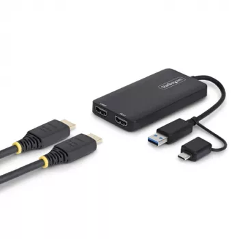 StarTech.com USB-C į USB-A adapteris 3.0 5Gbps vyriškas į moterišką - juodas