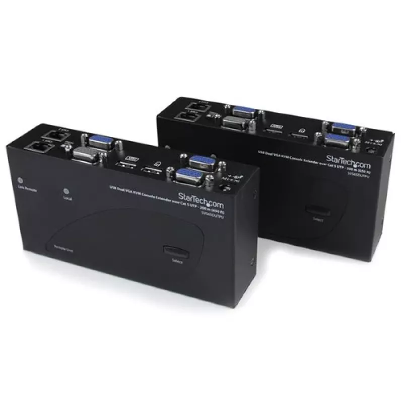 StarTech.com USB Dual VGA KVM Extender iki 300 m (Cat5/6)