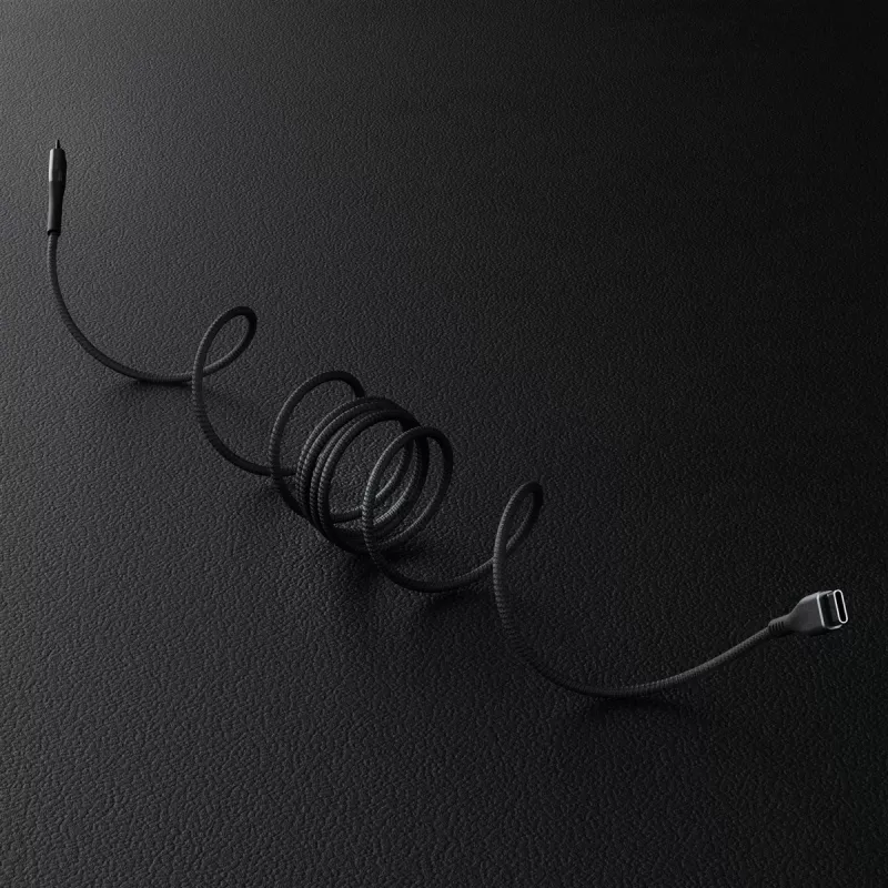 STATIK MagStack Pro Magnetinis laidas USB-C į USB-C 1m Juodas