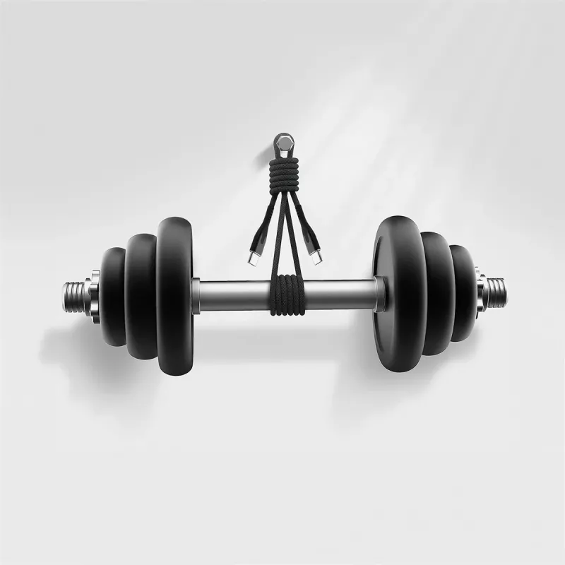 STATIK MagStack Pro Magnetinis laidas USB-C į USB-C 1m Juodas