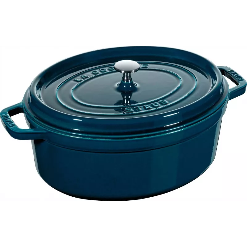 STAUB LA COCOTTE Ovalinis ketaus puodas 6,7 L, La Mer