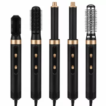 StayBeauty by Extralink M-17934 5-in-1 karšto oro plaukų formuoklis su jonine technologija, 1000W, 5 priedai, reguliuojama šiluma ir greitis