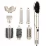 StayBeauty by Extralink M-17959L sulankstomas 8-in-1 karšto oro plaukų formuotuvas su jonizacija, 1400W, 8 priedai, formavimo rinkinys