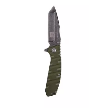 Stealth Stonewashed Tanto Folding Knife 101 INC Green