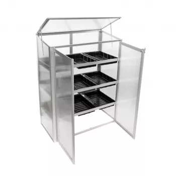 STEEL HOUSE ALIUM 76X38.5X98.5CM GC