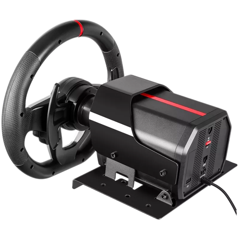 Vairas SVEN GC-W1000 su pedalais, pavarų dėže, jėgos grįžtamuoju ryšiu, D-padu, 17 mygtukais, skirtas Xbox One/PS4/PC/X-D-Inpu