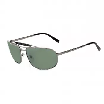 STING MAN Sunglasses SST381-640568 64/18/135 mm Black Acetate Grey Tint UV400