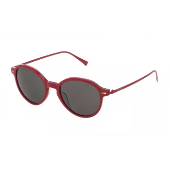 STING Unisex akiniai nuo saulės SST007510TA6 - Juodas acetato rėmelis, pilki polikarbonatiniai lęšiai, UV400 apsauga, 51 mm lęšio plotis