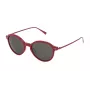 STING Unisex akiniai nuo saulės SST007510TA6 - Juodas acetato rėmelis, pilki polikarbonatiniai lęšiai, UV400 apsauga, 51 mm lęšio plotis