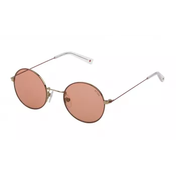 STING Unisex akiniai nuo saulės SST1944502A8 stačiakampis plastikinis rėmelis 45 mm lęšiai 100% UV apsauga