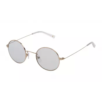 STING Unisex akiniai nuo saulės SST19445300G - Lęšis 45 mm, tiltelis 20 mm, kodinė 140 mm, UV400, acetatinis rėmelis