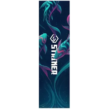 Striker Pro Scooter Griptape Neon Frog – 600 x 150 mm, lipni, pjaustoma pagal dydį