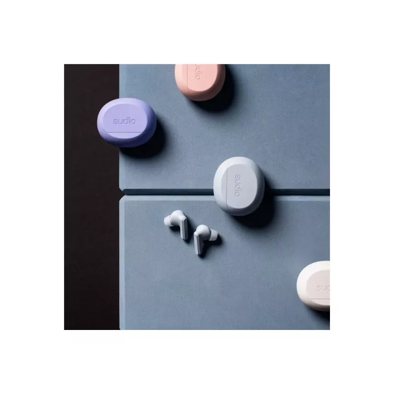 Sudio A3 Pro belaidės ausinės, Bluetooth 5.4, Powder Blue