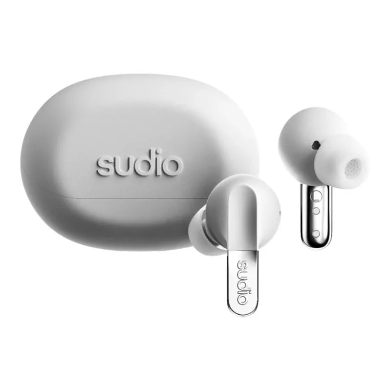 Sudio N3 Pro belaidės ausinės, Bluetooth 5.4, Chrome White
