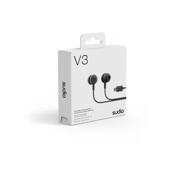 Sudio V3 belaidės ausinės su mikrofonu, USB-C įkrovimas, Dusty Black